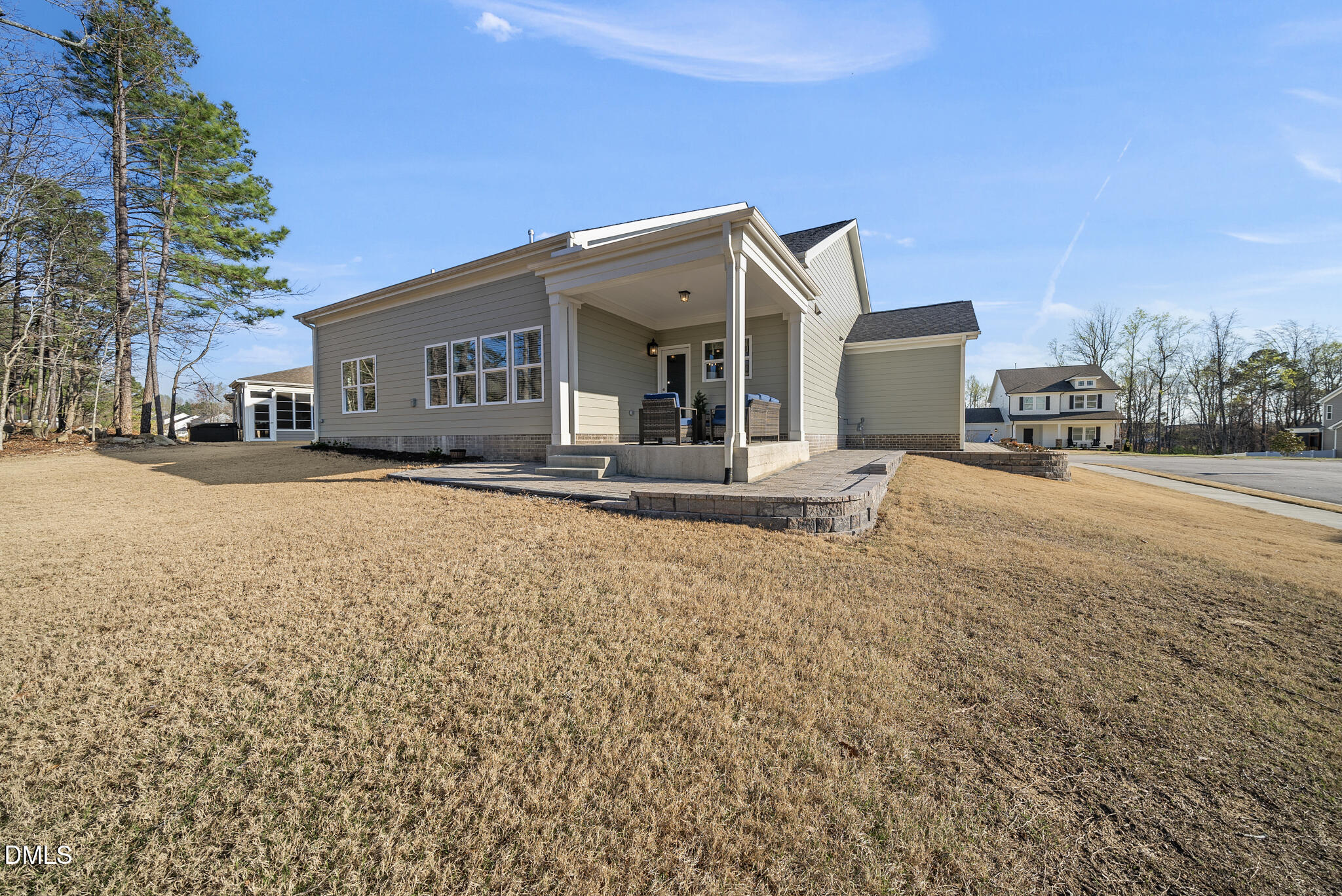 320 Kavanaugh Road Wake Forest, NC 27587 - Photo 8 of 32 a front view of a house with a yard