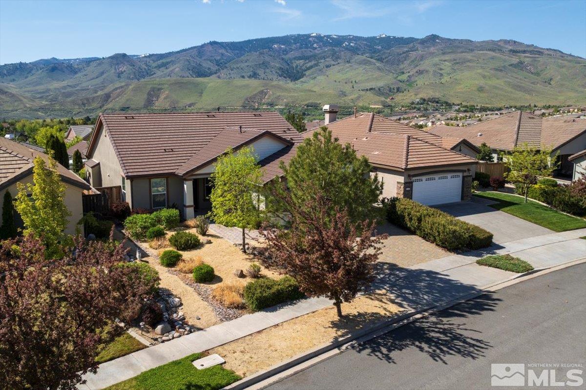 1125 Cliff Park Way Reno, NV 89523 - Photo 31 of 40 an aerial view of a house with a garden