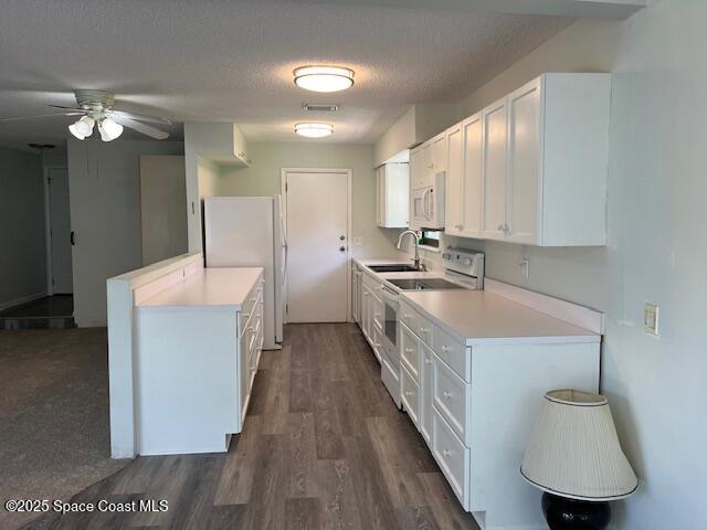 589 Michael Street Sebastian, FL 32958 - Photo 15 of 36 a kitchen with a sink stove and cabinets