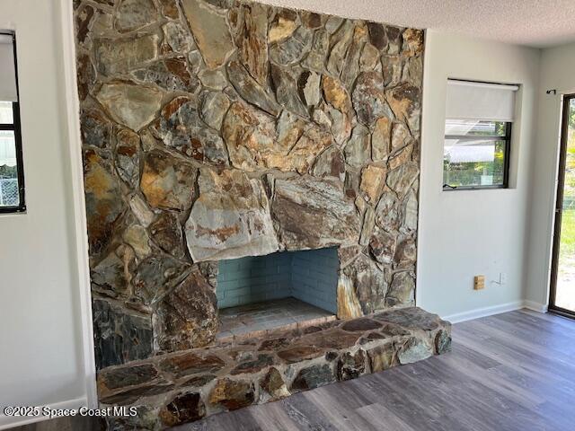 589 Michael Street Sebastian, FL 32958 - Photo 8 of 36 a room with a door and wooden floor