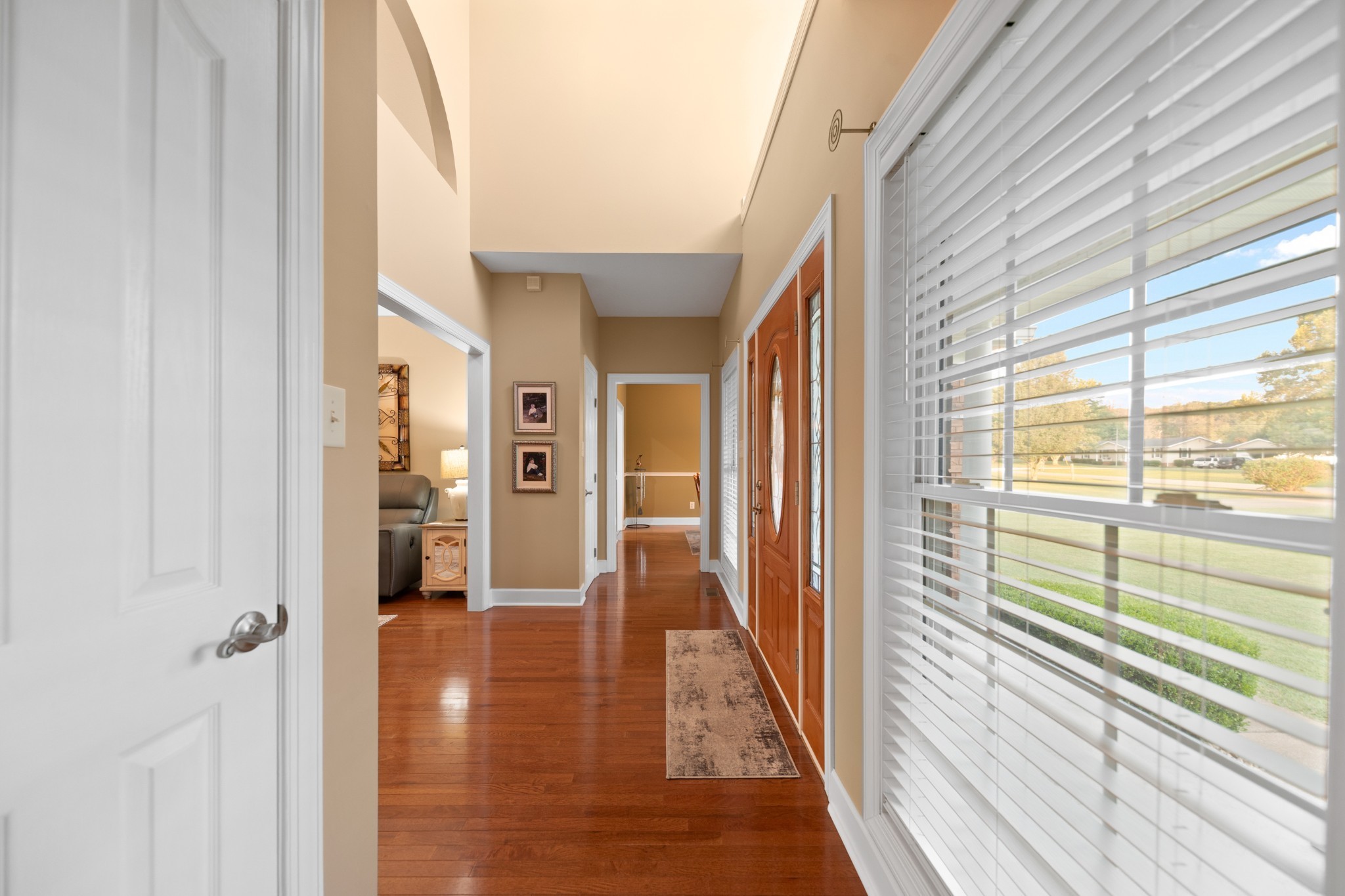 1642 Caughran Road Lewisburg, TN 37091 - Photo 11 of 92 a view of a hallway with wooden floor and staircase