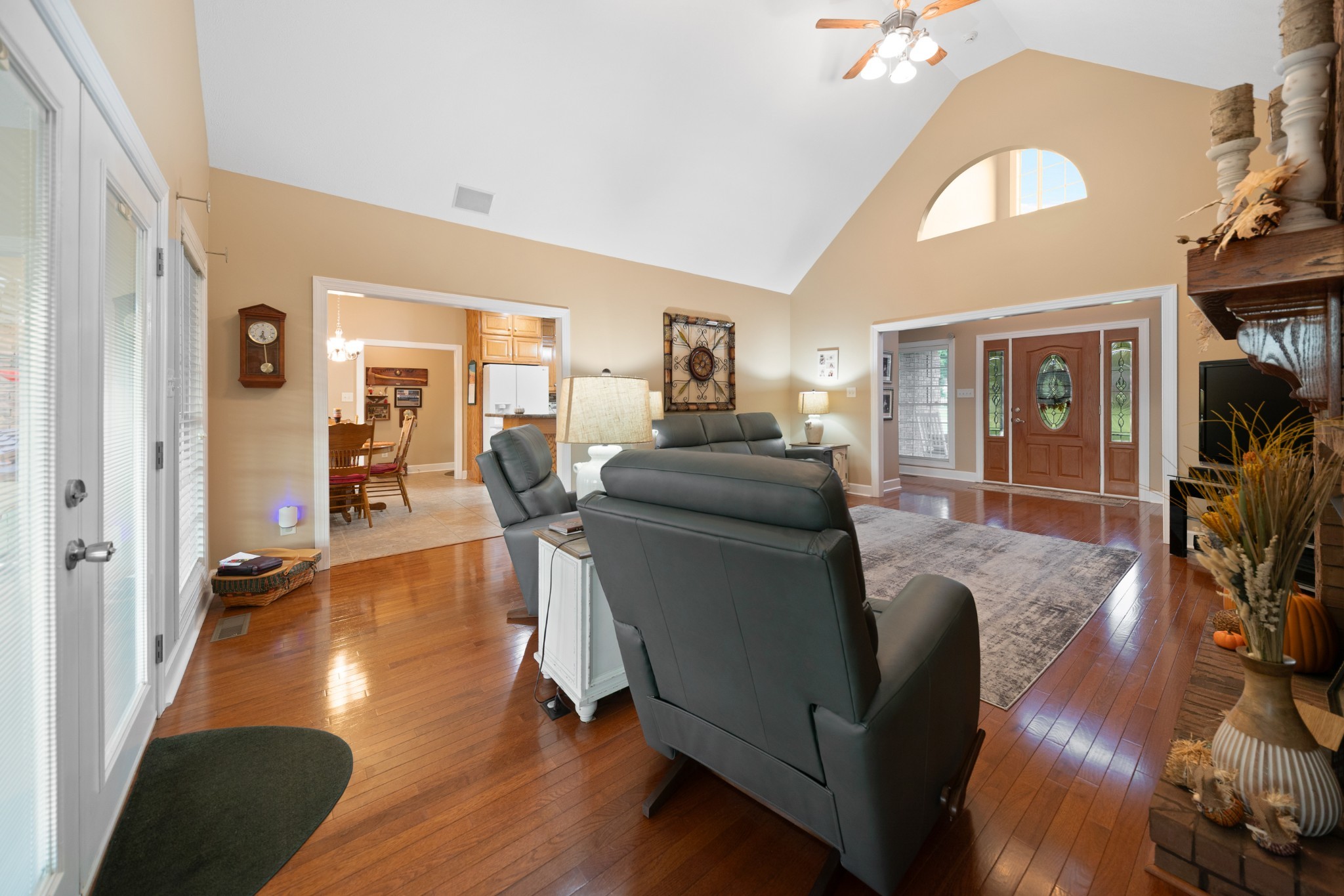 1642 Caughran Road Lewisburg, TN 37091 - Photo 16 of 92 a living room with furniture and a wooden floor
