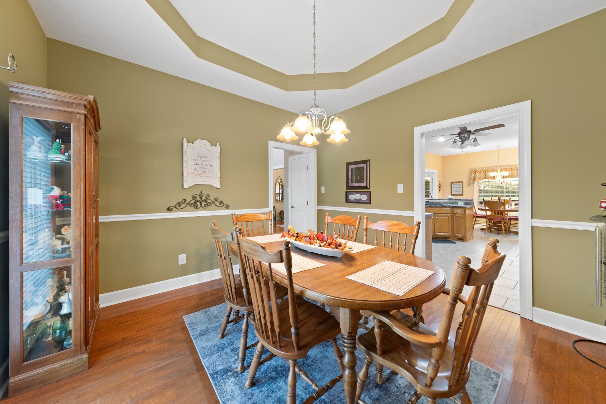 1642 Caughran Road Lewisburg, TN 37091 - Photo 28 of 92 a view of a dining room with furniture and wooden floor