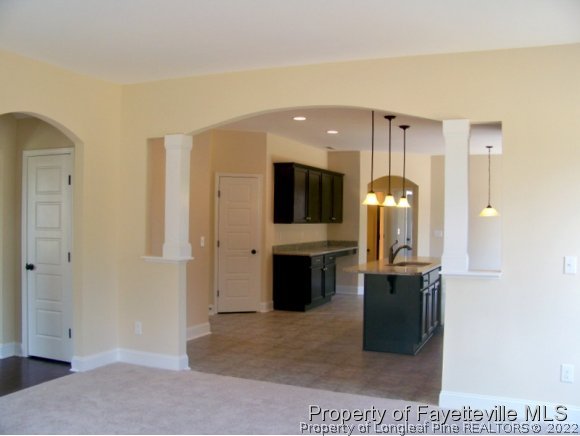 114 Sandy Springs Road Aberdeen, NC 28315 - Photo 6 of 18 a view of living room with furniture and flat screen tv