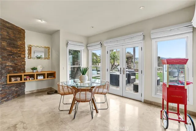 a bed room with a bed and furniture