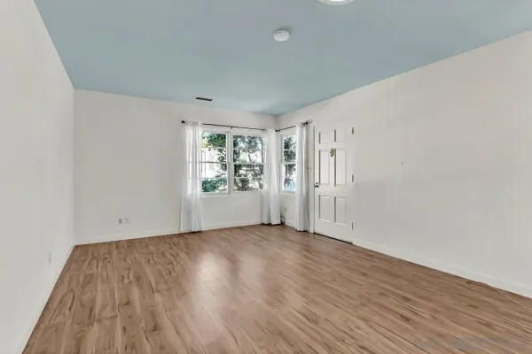 wooden floor in an empty room