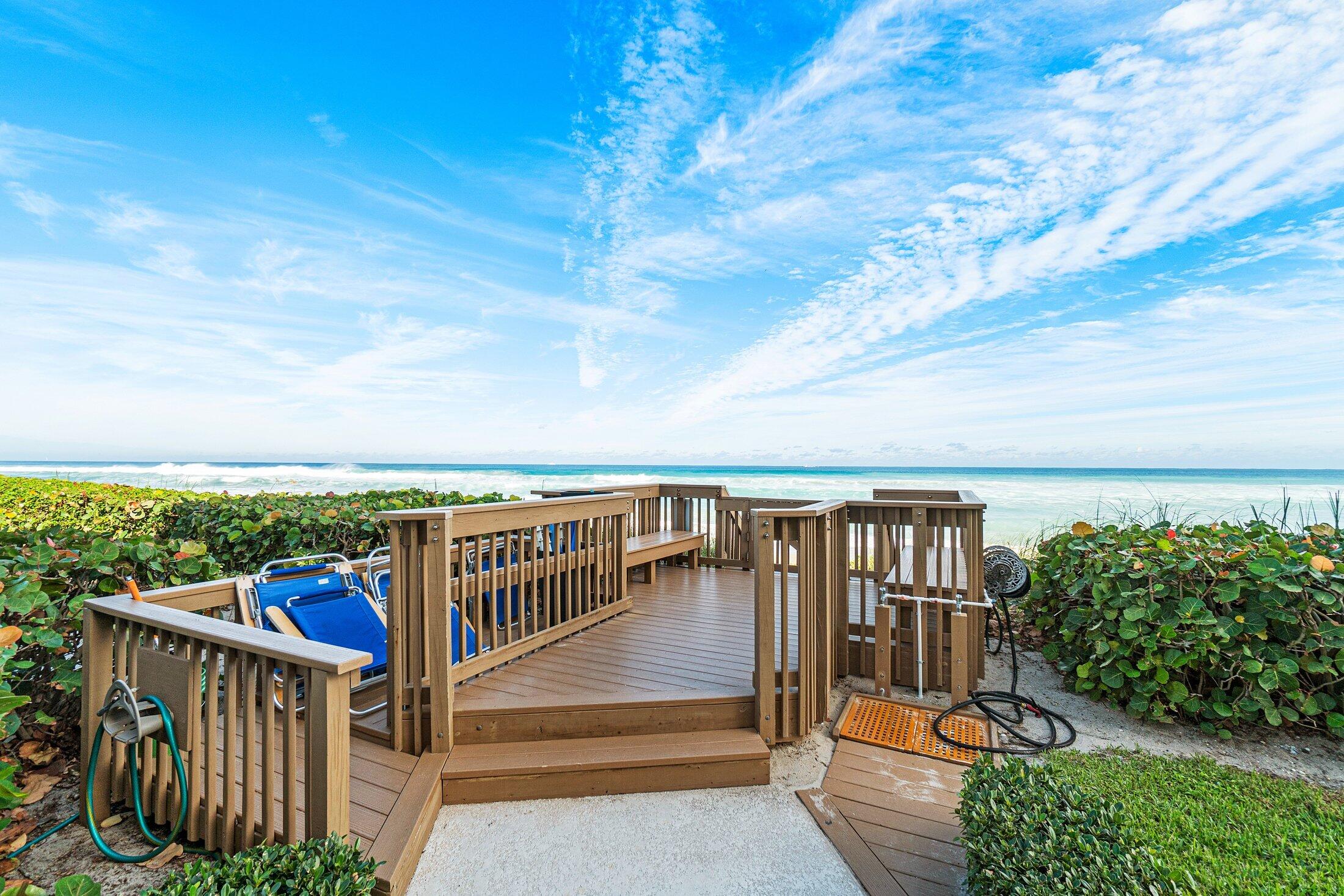 3400 South Ocean Boulevard, Unit 7AII Palm Beach, FL 33480 - Photo 17 of 33 a view of balcony with furniture