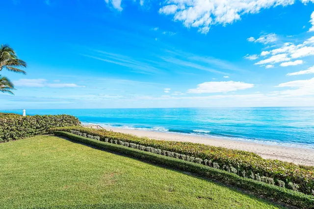 a view of an ocean and beach