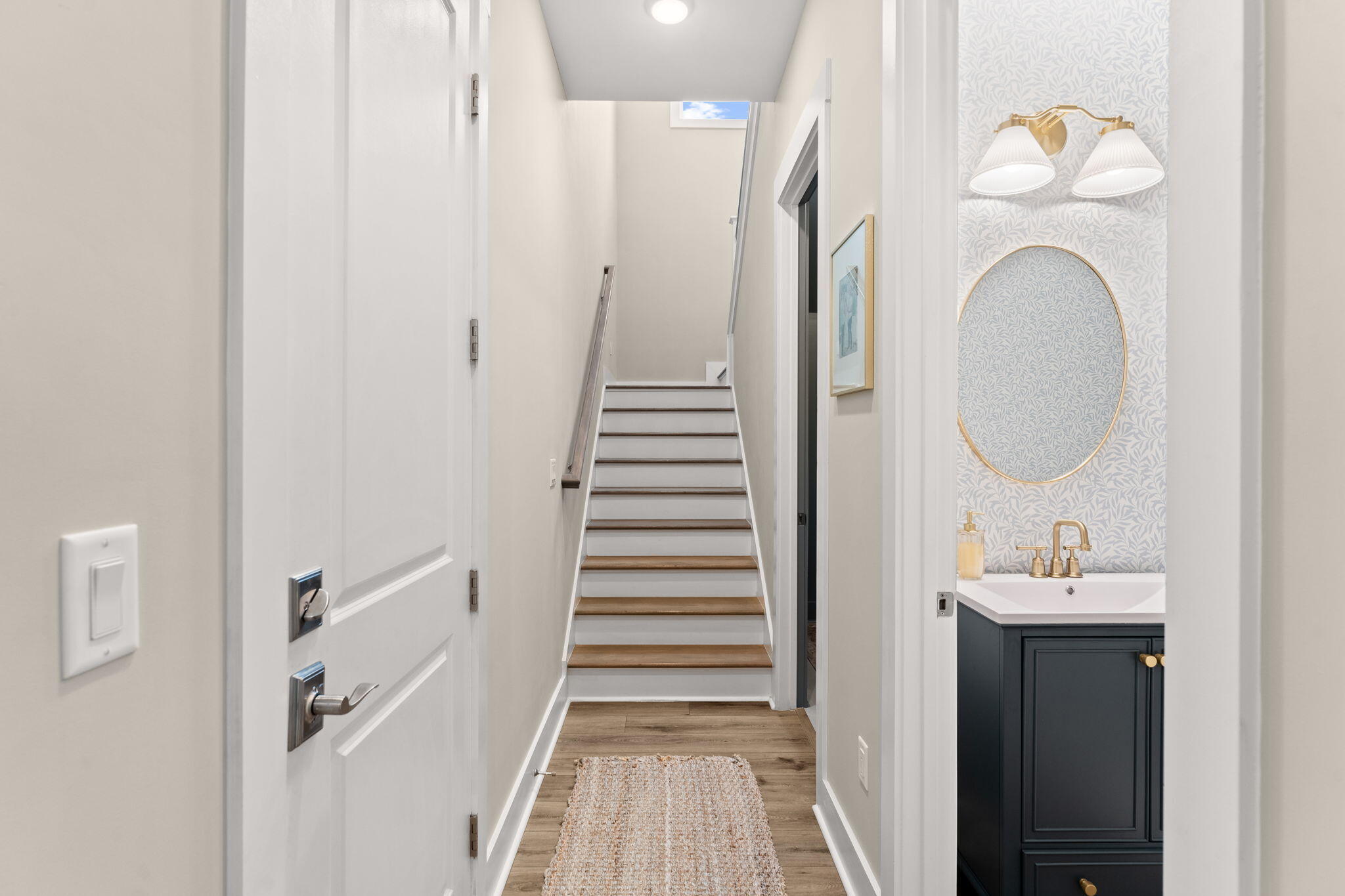 61 Anastasia Cir Inlet Beach Inlet Beach, FL 32461 - Photo 20 of 36 Hallway Stairs
