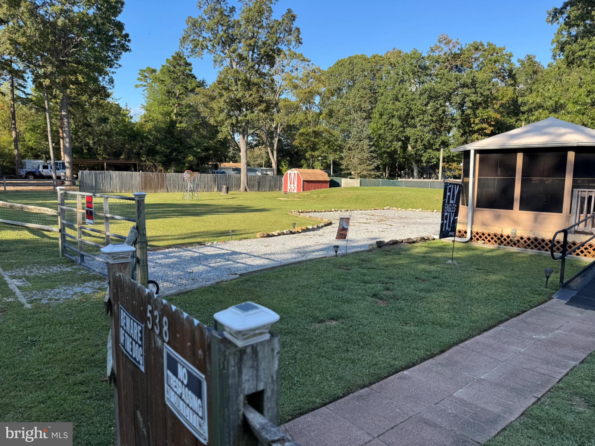 538 Fern Road Millville, NJ 08332 - Photo 6 of 18 Spacious yard with serene outdoor retreat.