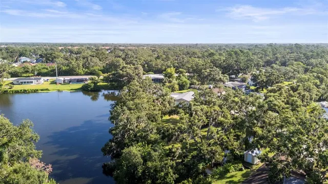 a view of a city and lake view