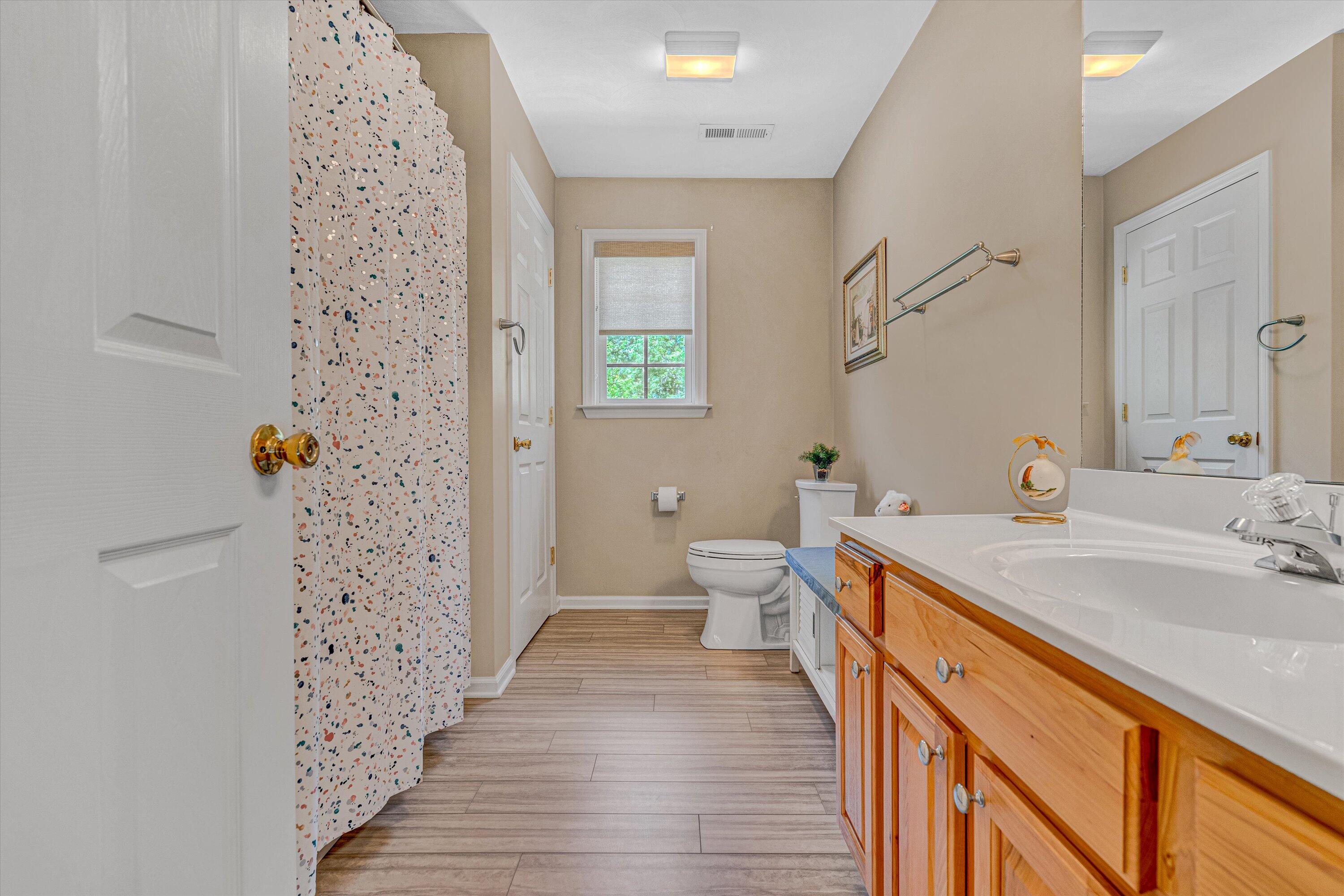 1304 Virginia Ridge Drive Hardy, VA 24101 - Photo 25 of 33 a spacious bathroom with a sink a toilet a shower and a mirror