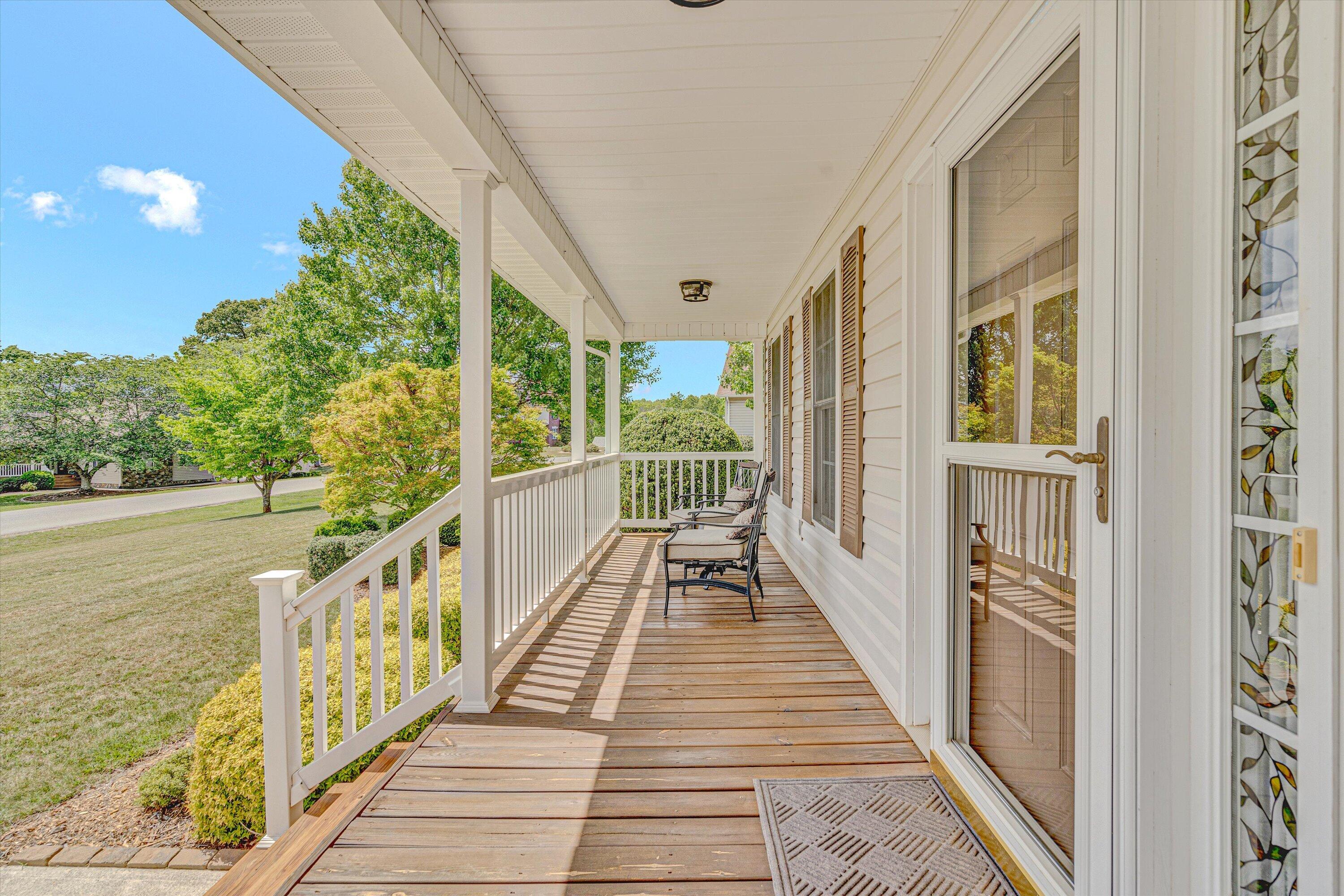 1304 Virginia Ridge Drive Hardy, VA 24101 - Photo 3 of 33 a view of balcony with wooden floor and fence