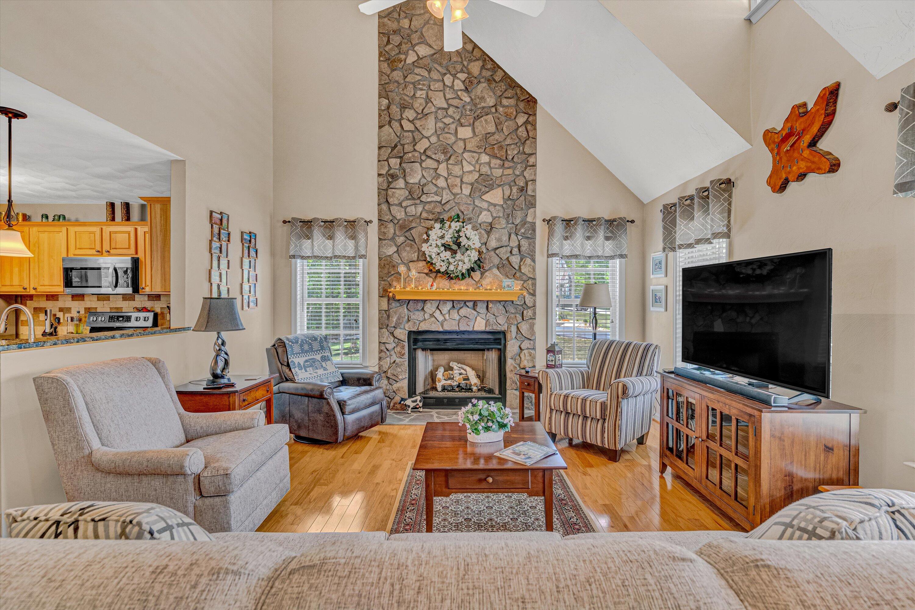 1304 Virginia Ridge Drive Hardy, VA 24101 - Photo 10 of 33 a living room with furniture and a flat screen tv