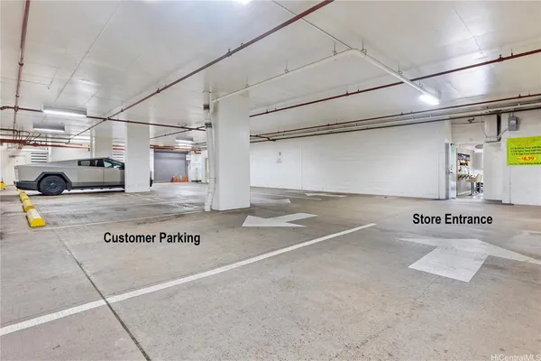 a view of a parking space