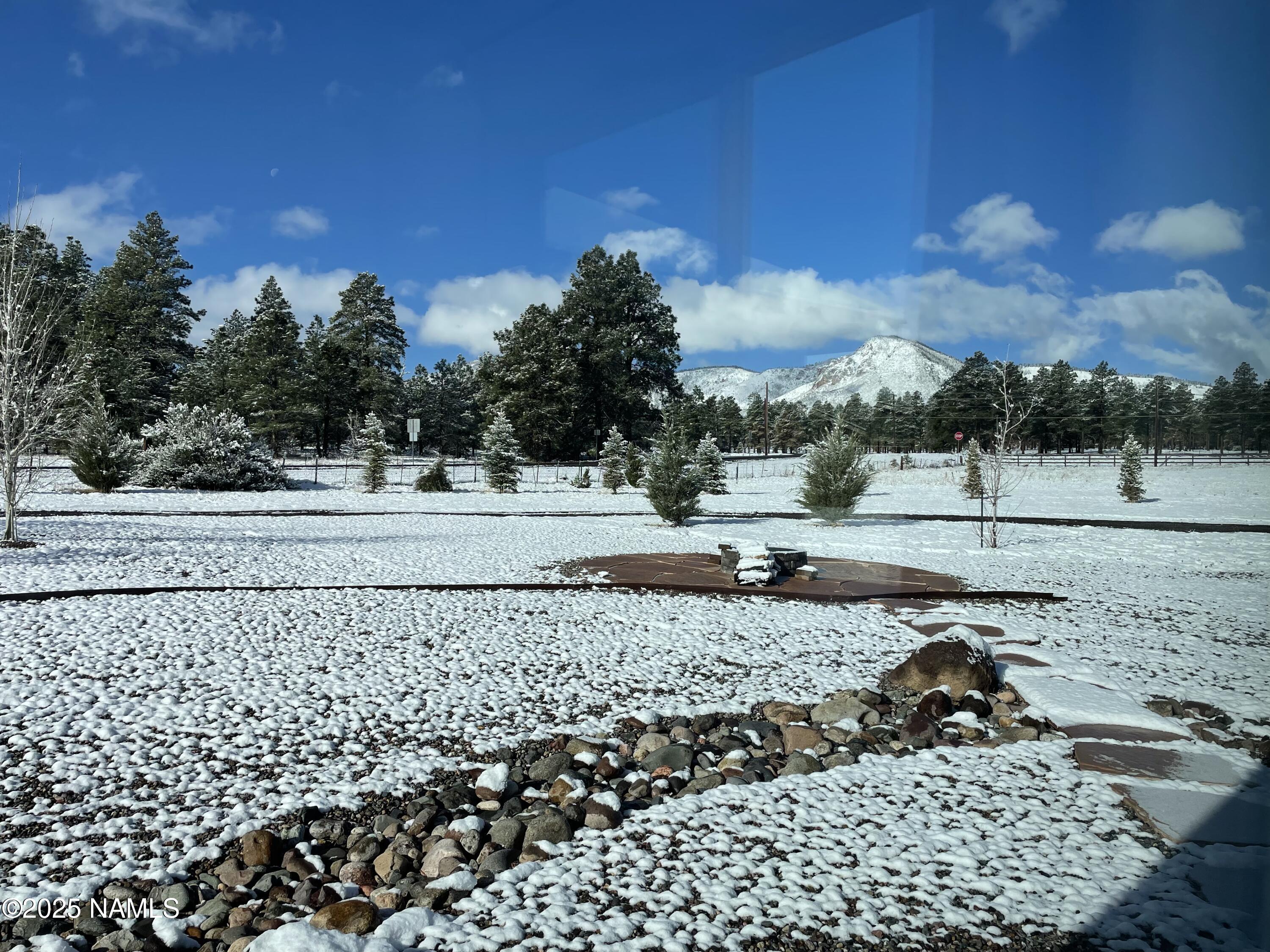 10290 Lundin Road Flagstaff, AZ 86004 - Photo 41 of 43 a view of a yard with wooden fence