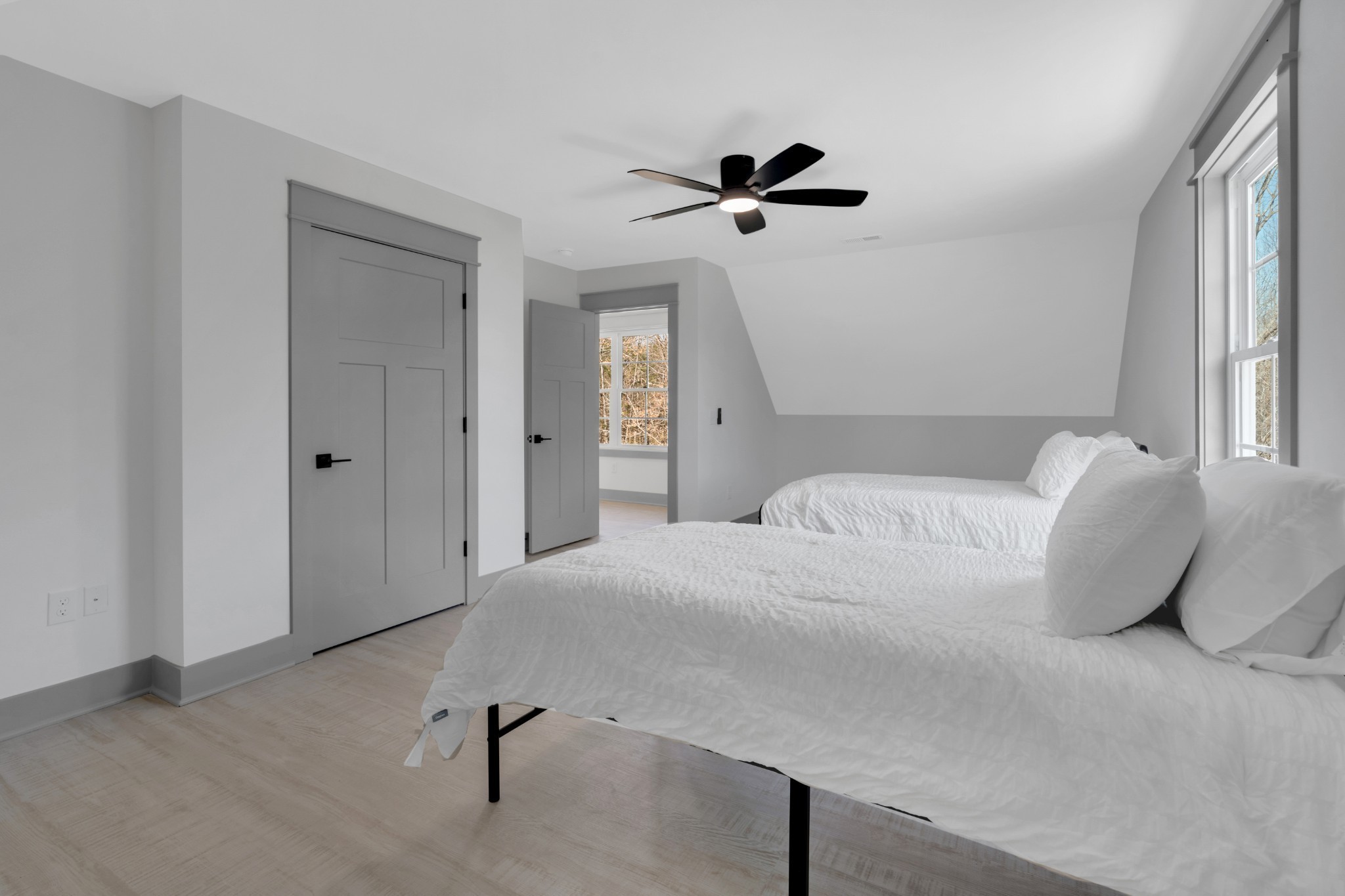 555 Ghea Road Normandy, TN 37360 - Photo 37 of 43 a bedroom with a large bed and a ceiling fan
