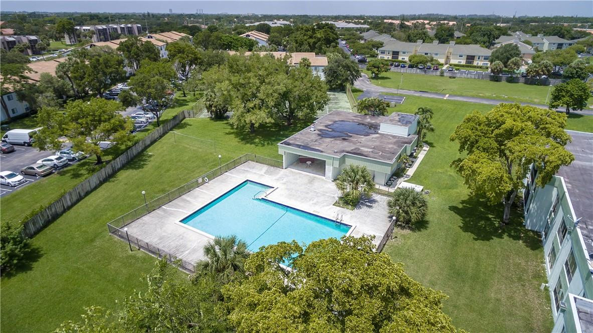 3992 North Pine Island Road, Unit 2A Sunrise, FL 33351 - Photo 18 of 18 an aerial view of a house with a garden