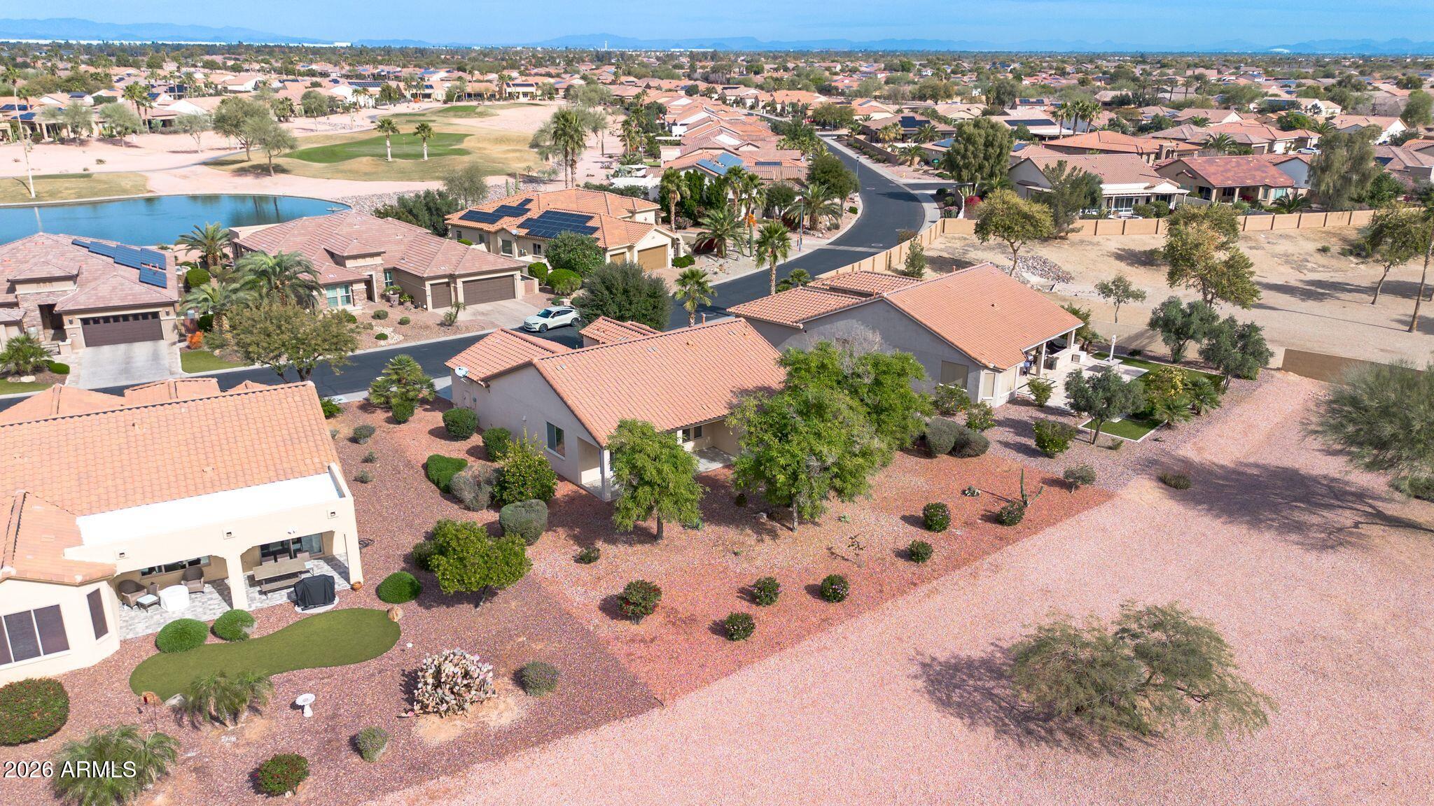 16435 West Berkeley Road Goodyear, AZ 85395 - Photo 41 of 52 Drone Huge Backyard View