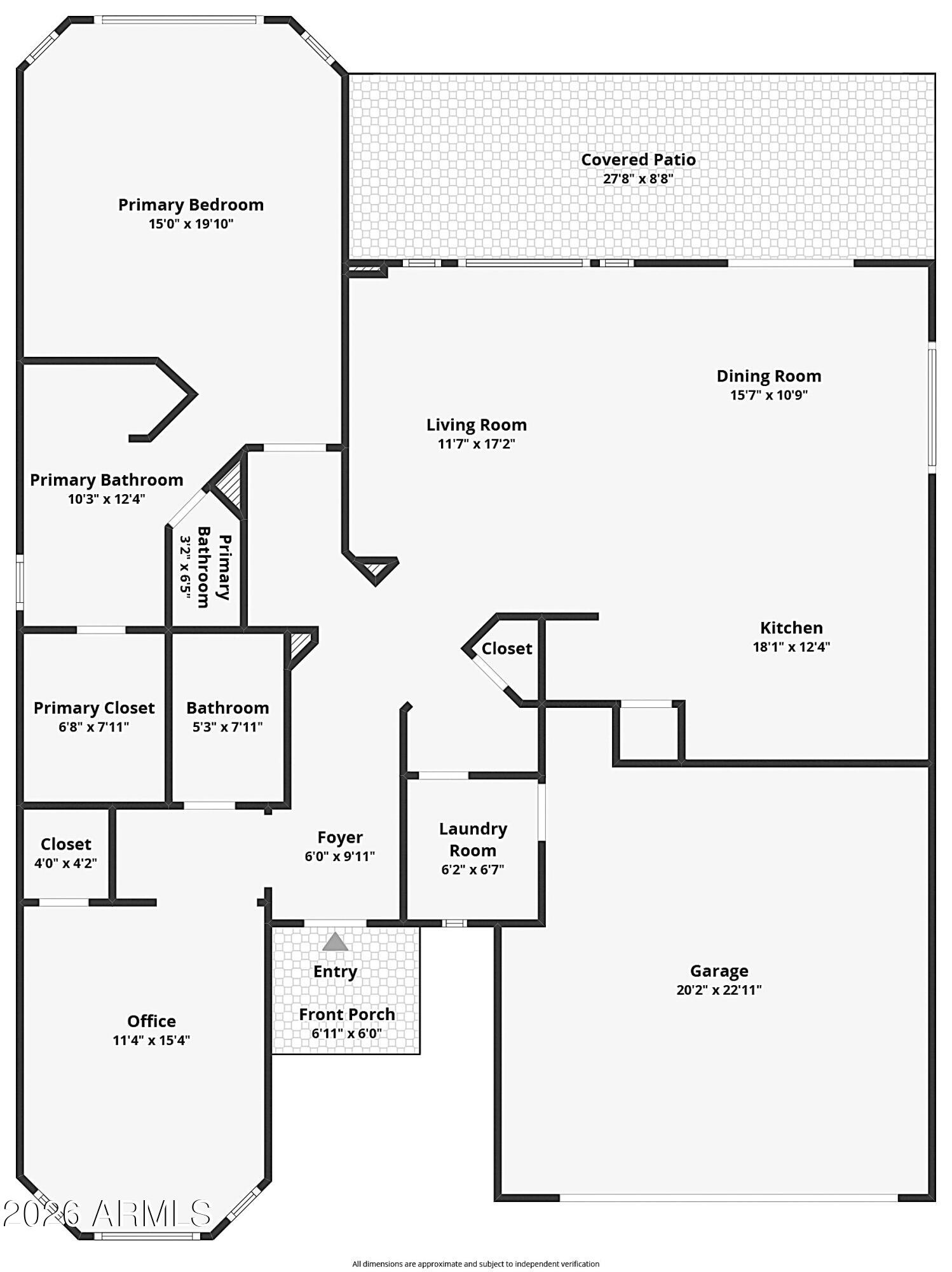 16435 West Berkeley Road Goodyear, AZ 85395 - Photo 52 of 52 FLOOR PLAN