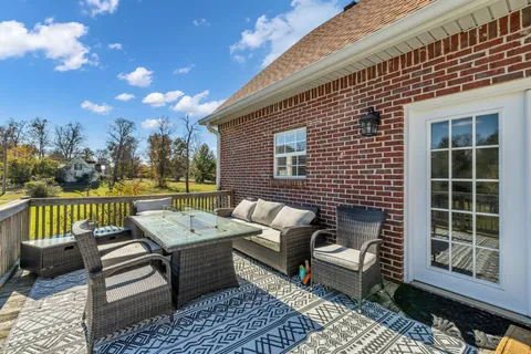 a view of city and mountain