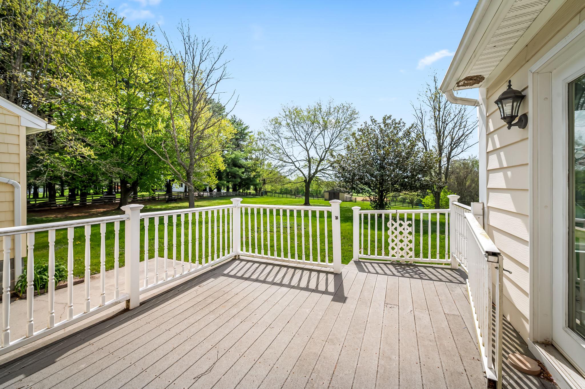 2619 Bradenbaugh Road White Hall, MD 21161 - Photo 37 of 50 a view of a wooden roof deck