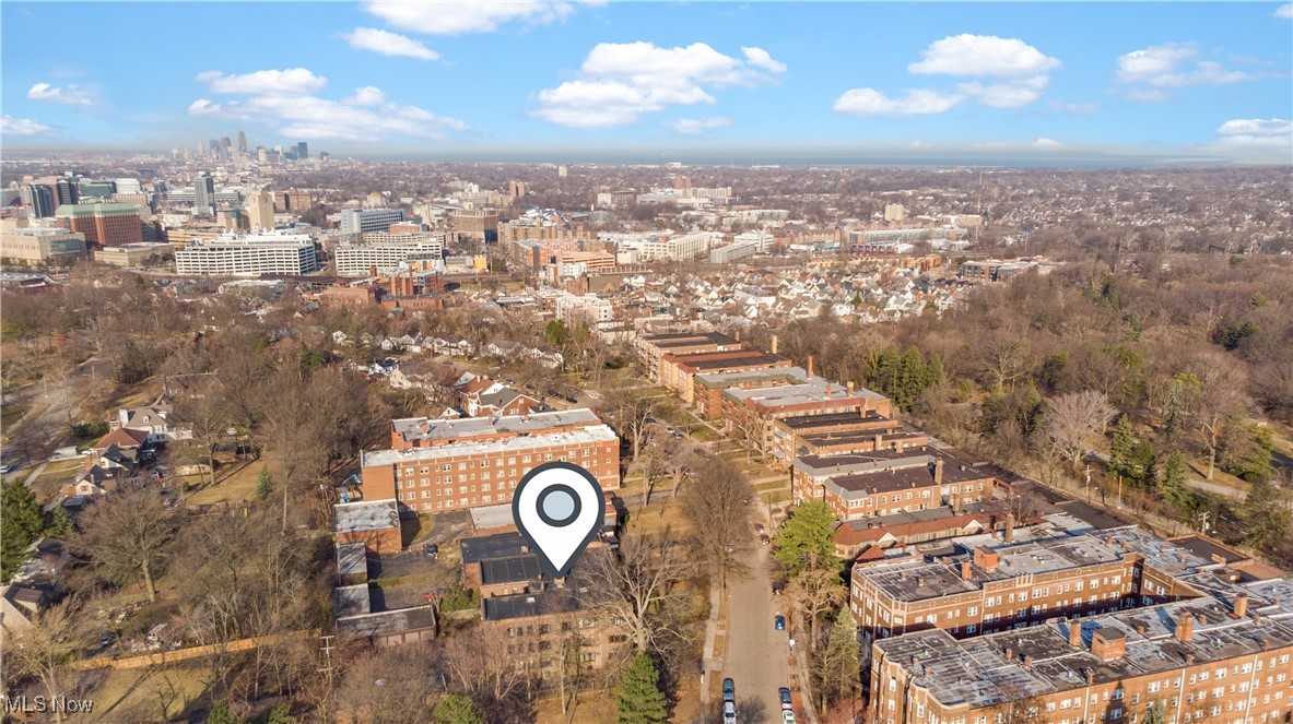 2472 Overlook Road, Unit 3 Cleveland, OH 44106 - Photo 3 of 11 Aerial view featuring a view of city
