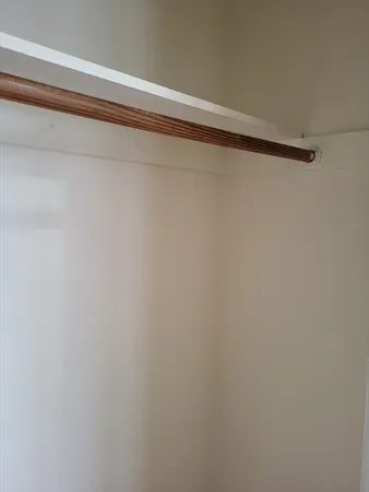 a close up view of racks on the wall