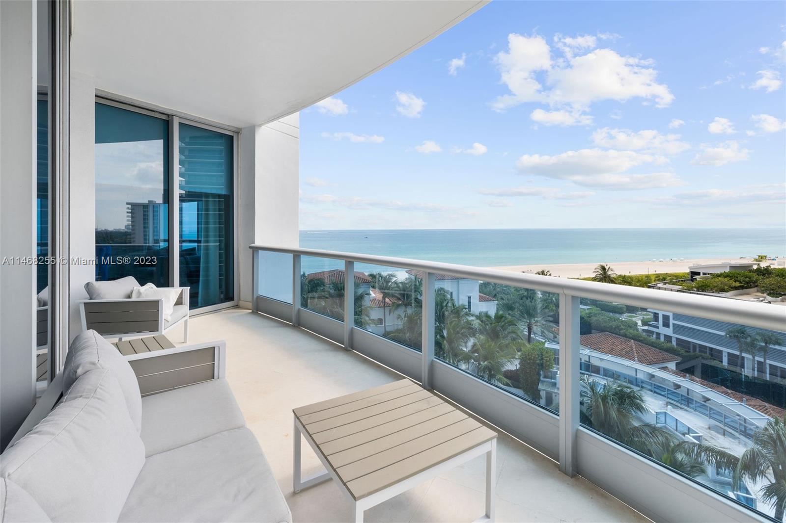 5959 Collins Avenue, Unit 902 Miami Beach, FL 33140 - Photo 35 of 46 a view of balcony with furniture