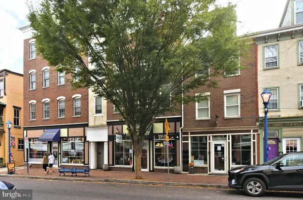 a car parked on the side of a street