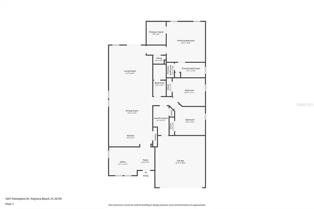 $449,900 | 1257 Champions Drive, Daytona Beach, FL 32124