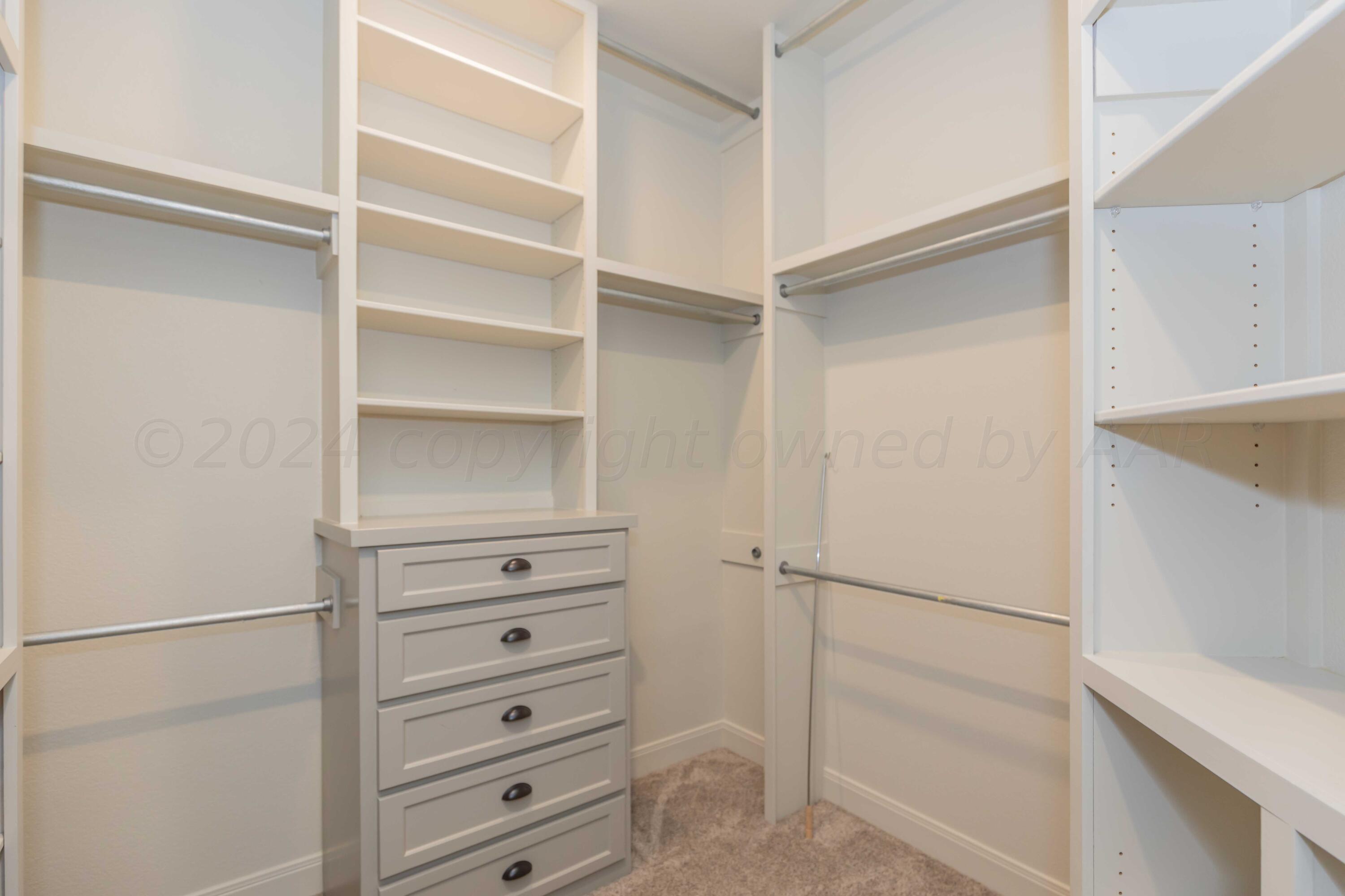 7701 East Lake View Road Amarillo, TX 79118 - Photo 50 of 96 MASTER CLOSET 1 VIEW 2