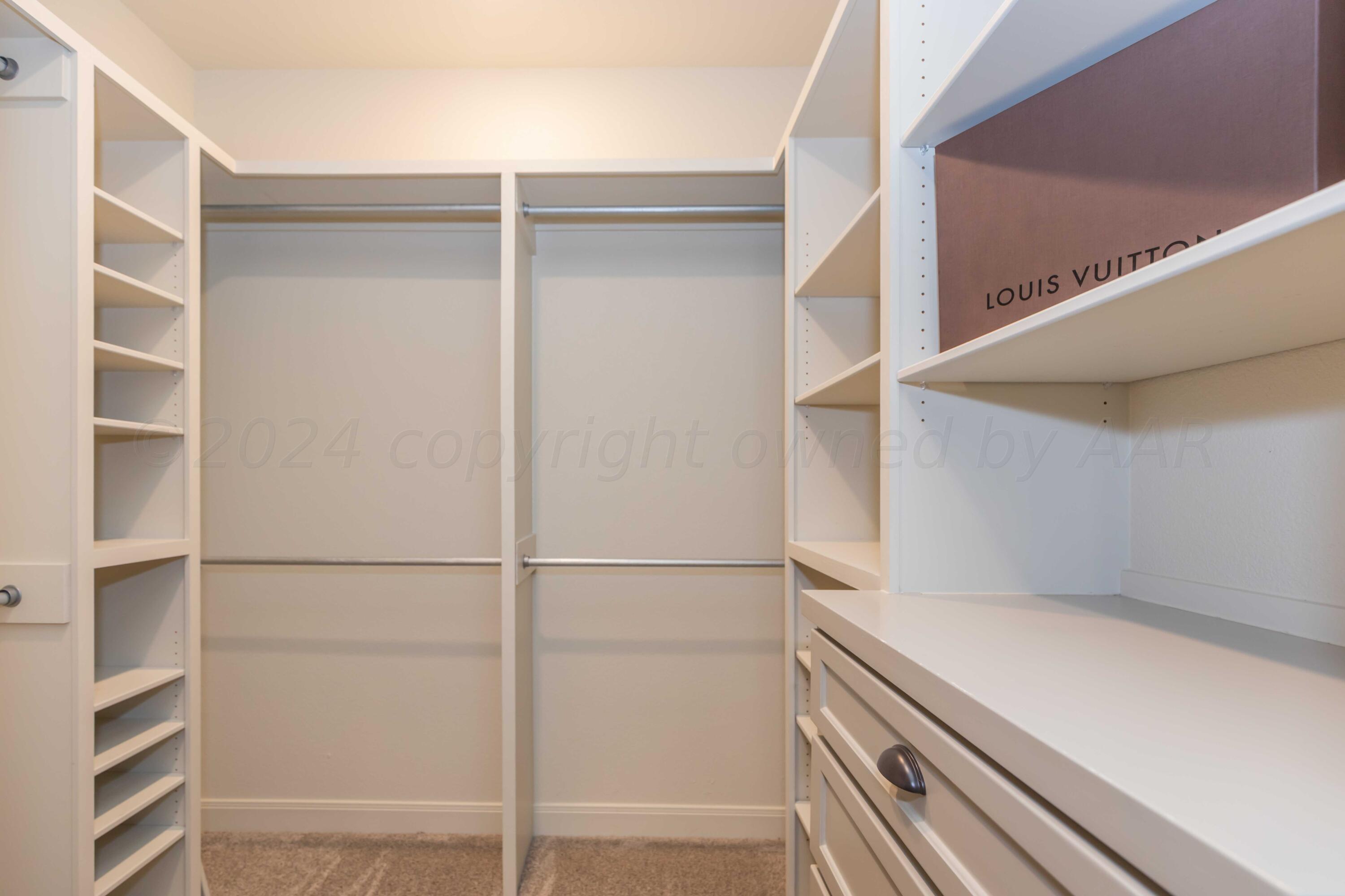 7701 East Lake View Road Amarillo, TX 79118 - Photo 51 of 96 MASTER CLOSET 2 VIEW 2