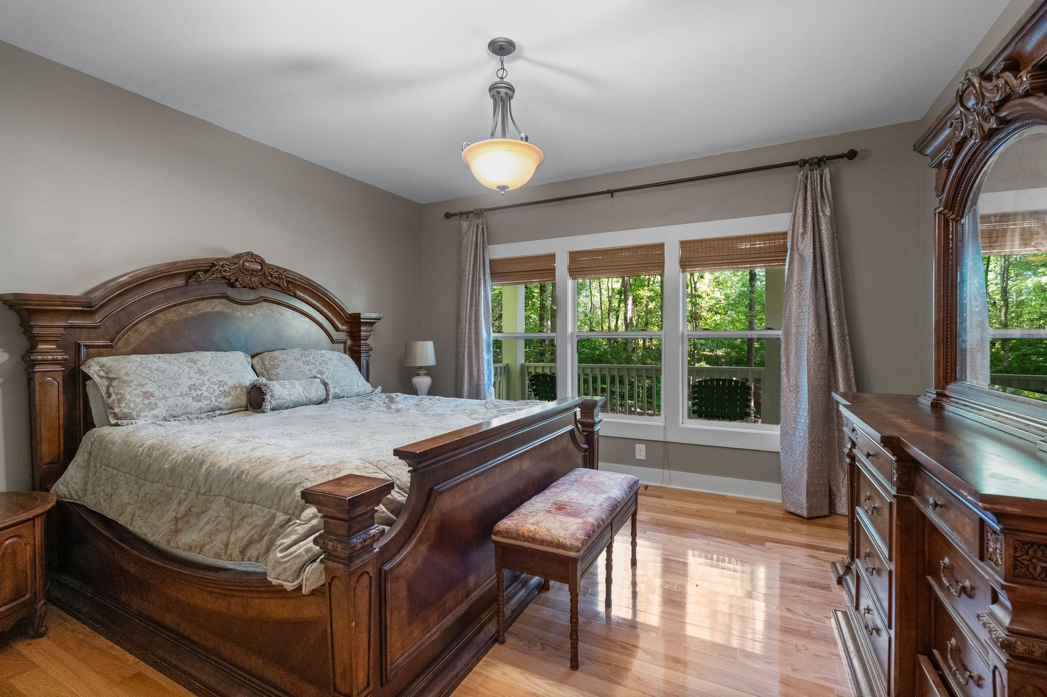 2504 Bearwallow Road Ashland City, TN 37015 - Photo 20 of 48 a bedroom with a bed and a window