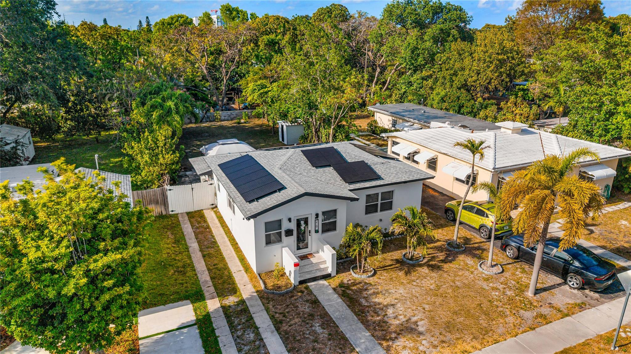 218 Southwest 7th Street Dania Beach, FL 33004 - Photo 13 of 57 an aerial view of a house with a yard
