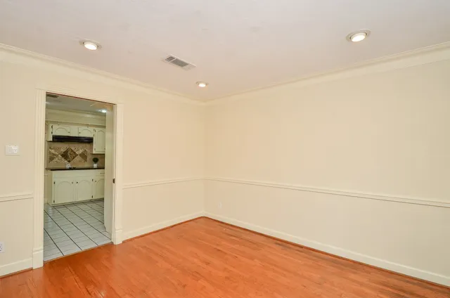 a view of empty room