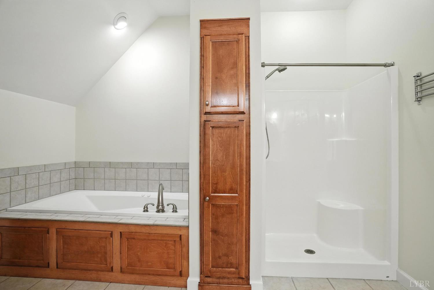 1433 Piney Mountain Road Appomattox, VA 24522 - Photo 44 of 68 a bathroom with a bathtub and a shower