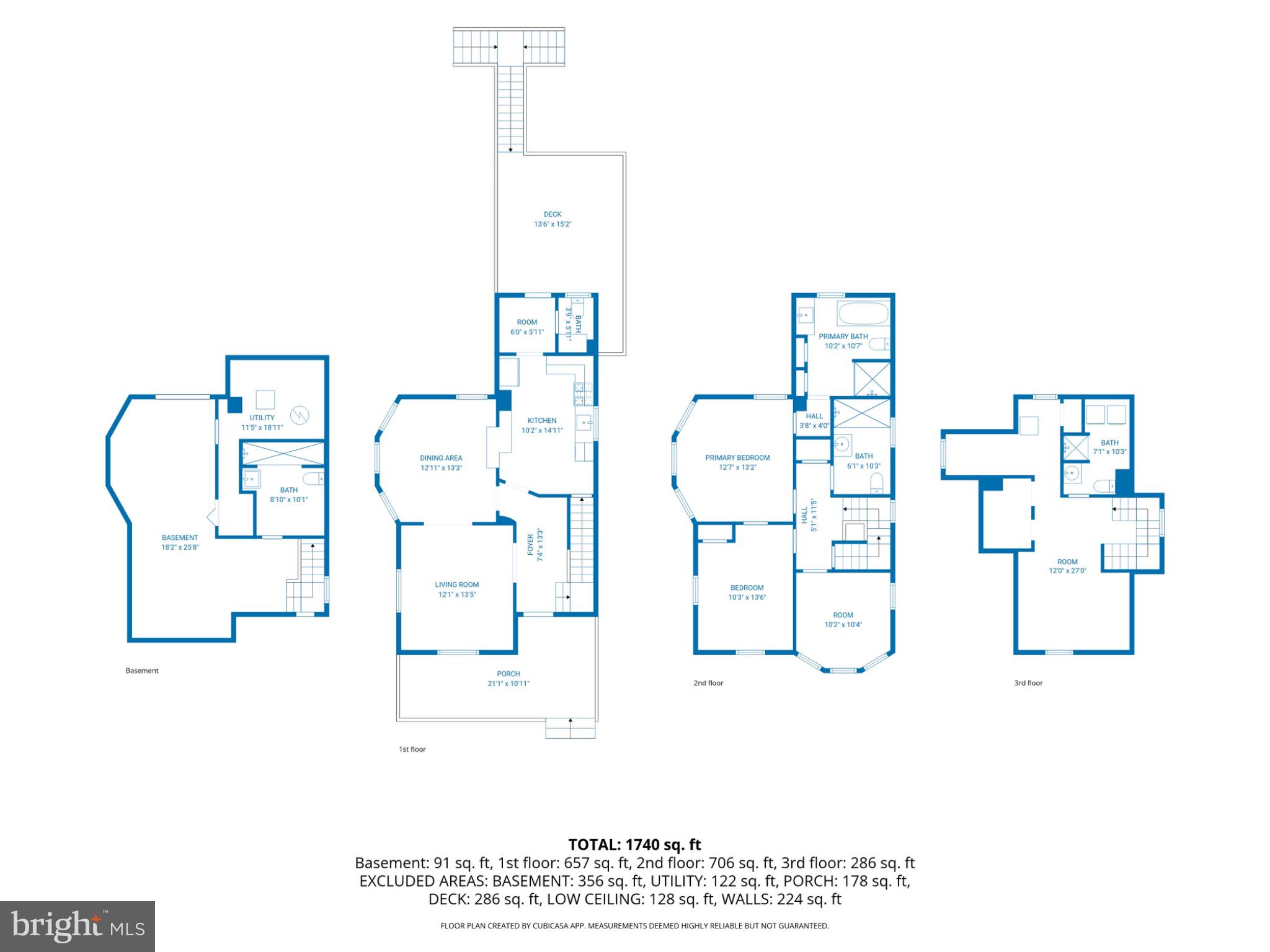 3216 18th Street Northeast Washington, DC 20018 - Photo 45 of 47 Spacious multi-level home layout.