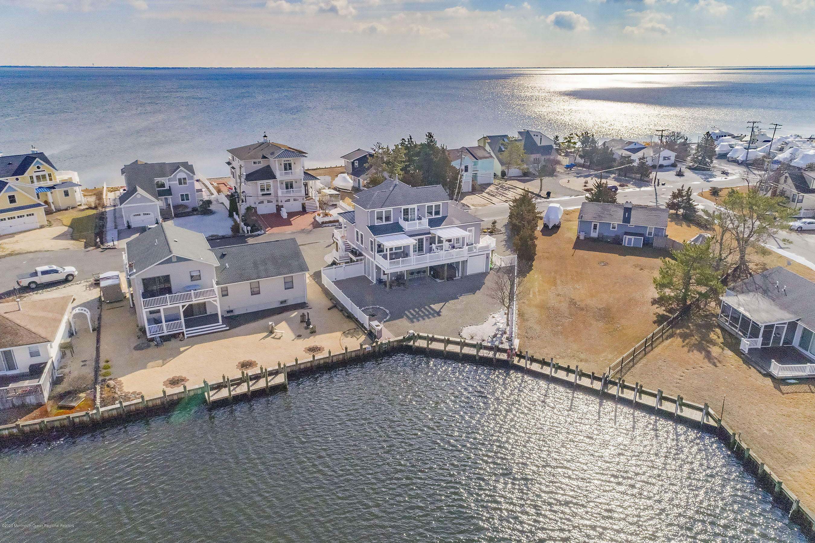 11 Point Road Waretown, NJ 08758 - Photo 50 of 54 Aerial Back Left 2