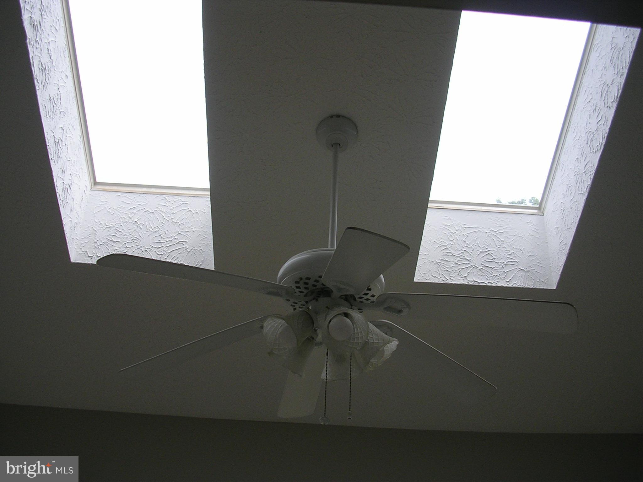32 Bellhurst Way Nottingham, MD 21236 - Photo 10 of 28 skylights and ceiling fan in sunroom off kitchen