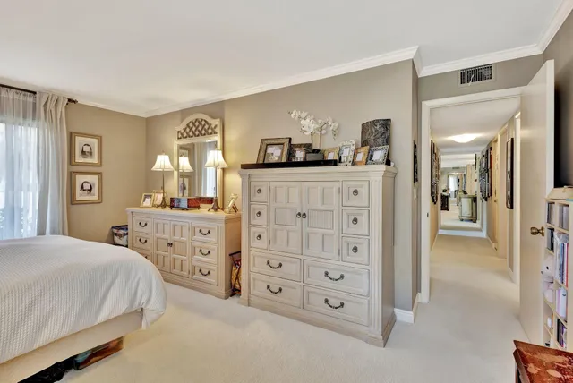 a view of a room with rack on the wall