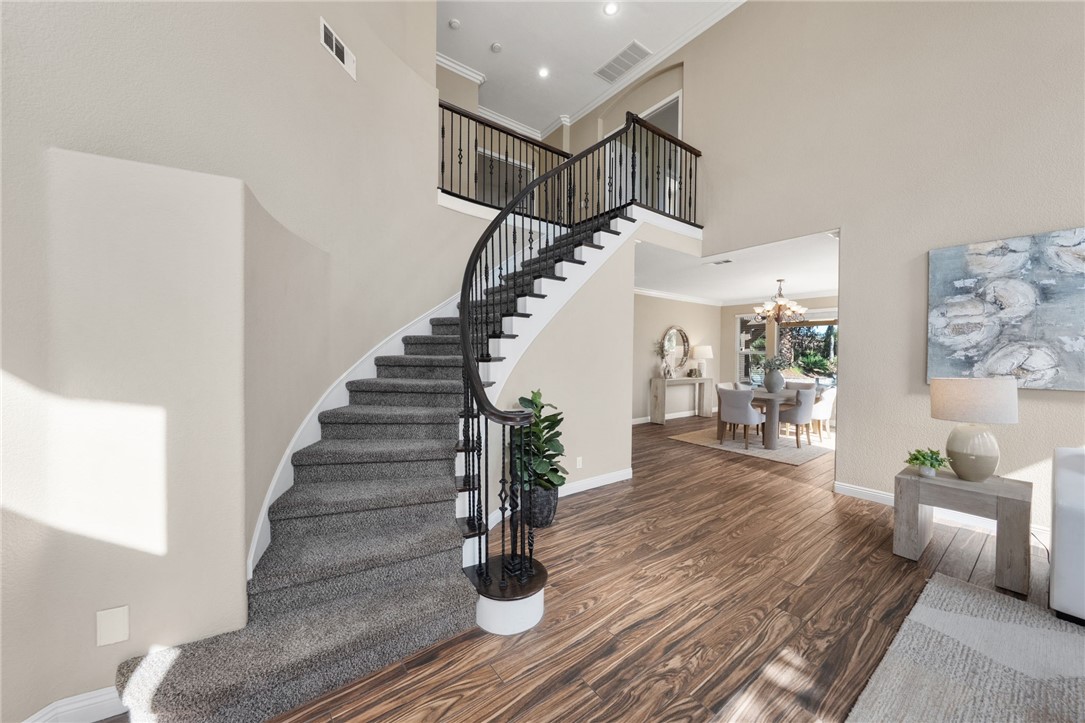 31465 Inverness Court Temecula, CA 92591 - Photo 32 of 75 Elegant Wrought-Iron Staircase.