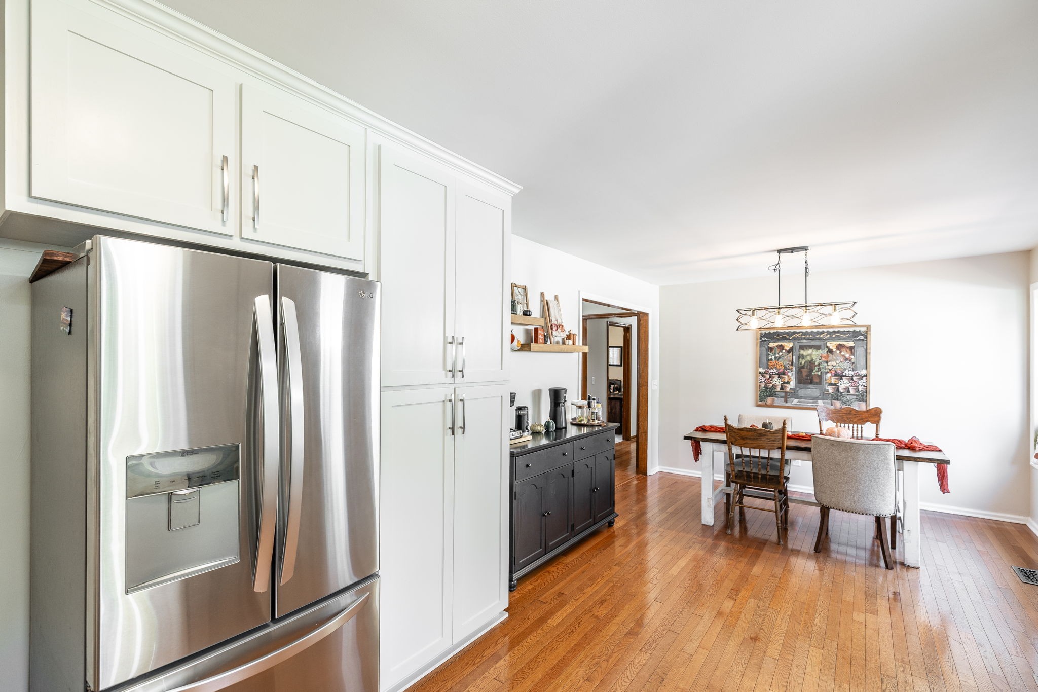2714 Morgan Road Joelton, TN 37080 - Photo 20 of 78 a kitchen with stainless steel appliances a refrigerator and wooden floor