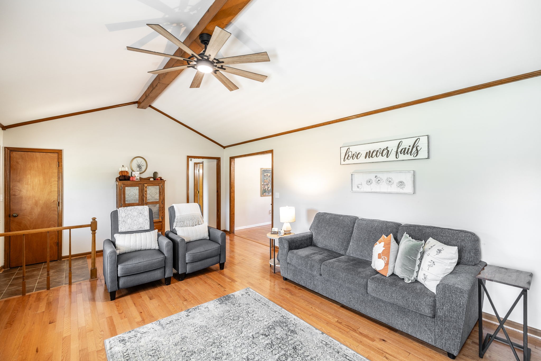 2714 Morgan Road Joelton, TN 37080 - Photo 26 of 78 a living room with furniture and a wooden floor