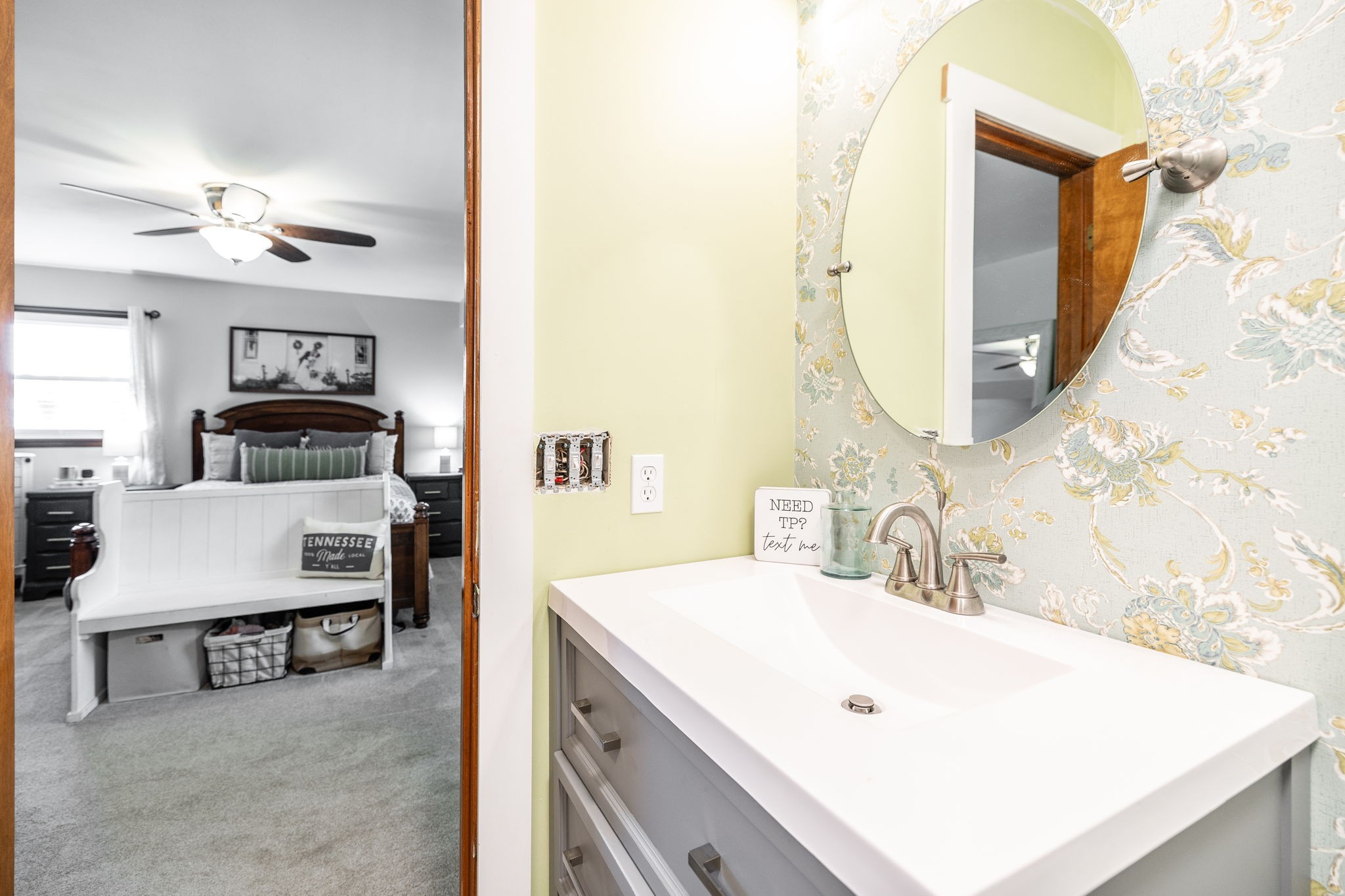 2714 Morgan Road Joelton, TN 37080 - Photo 51 of 78 a en suite bathroom with a sink double vanity and a mirror
