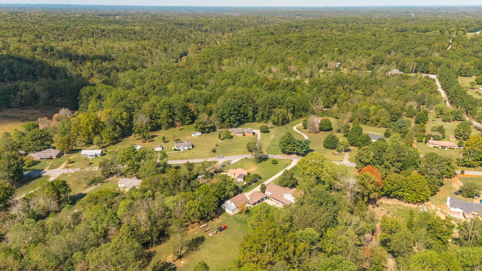 2714 Morgan Road Joelton, TN 37080 - Photo 68 of 78 a view of a city with an aerial view of residential houses with outdoor space and trees