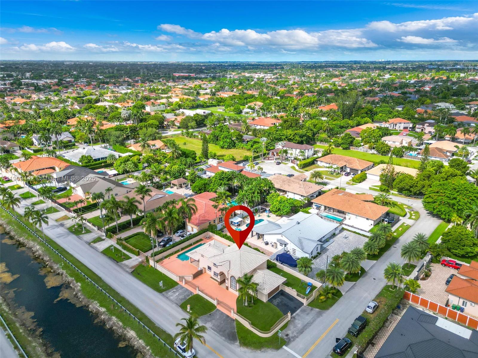 3200 Southwest 132nd Avenue Miami, FL 33175 - Photo 48 of 55 an aerial view of residential houses with outdoor space