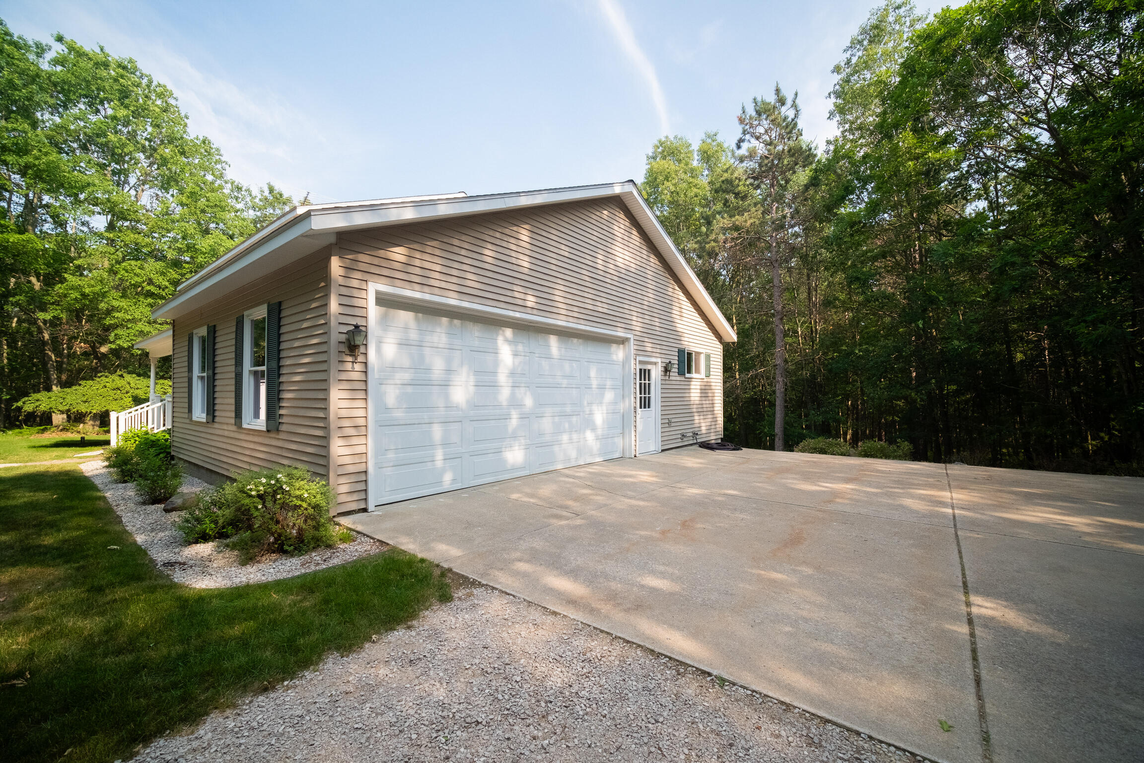 2095 Fox Farm Road Manistee, MI 49660 - Photo 7 of 65 Garage & Cement Apron
