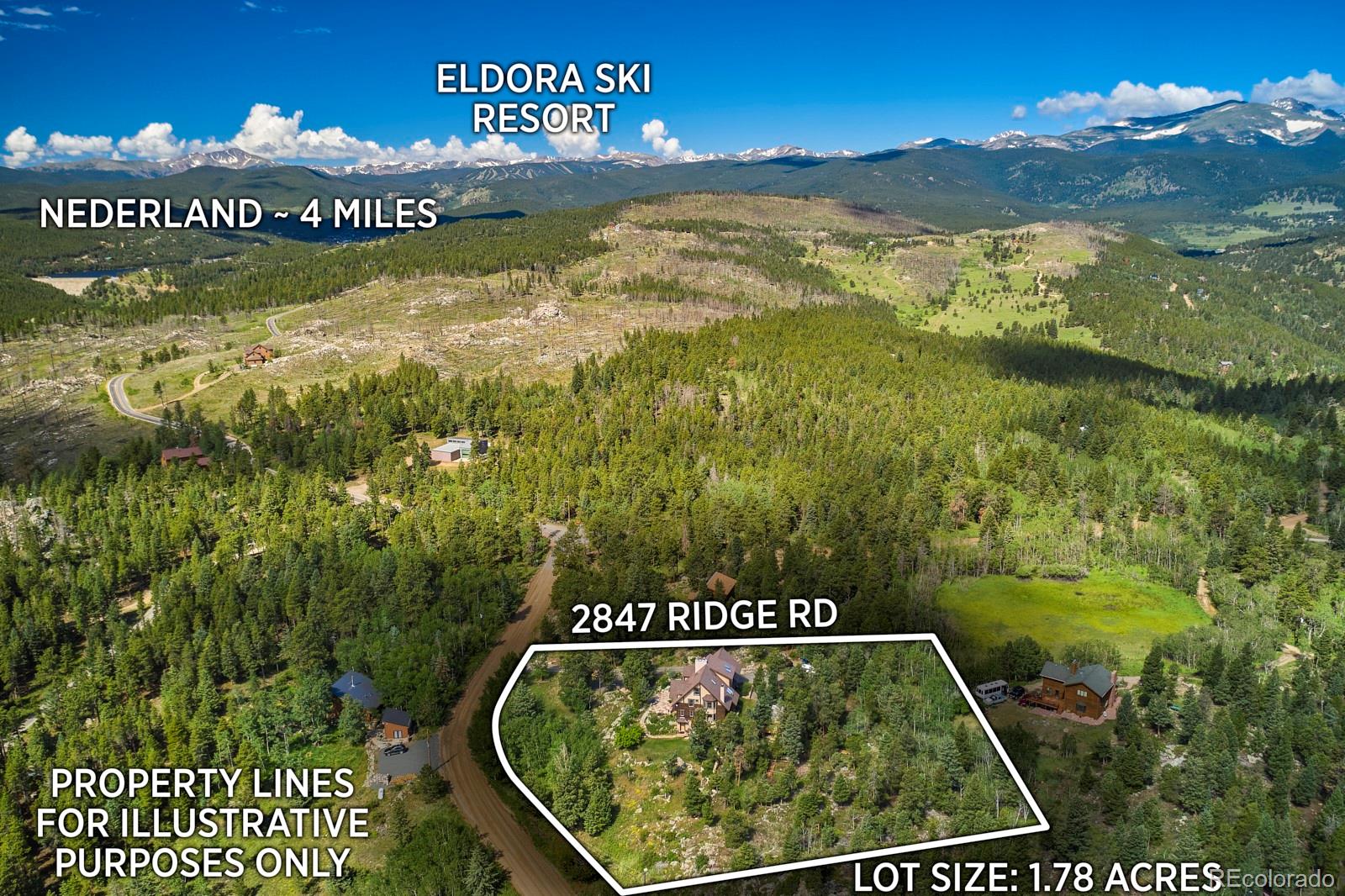 2847 Ridge Road Nederland, CO 80466 - Photo 34 of 40 a view of swimming pool from a lake