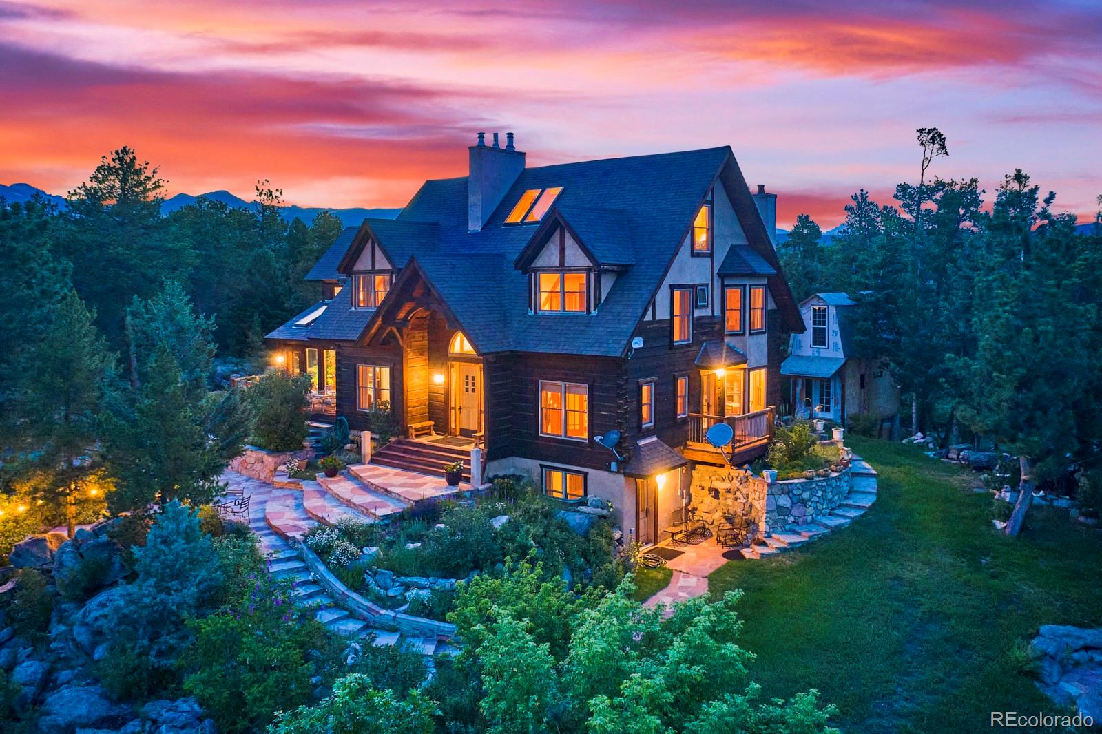 2847 Ridge Road Nederland, CO 80466 - Photo 40 of 40 front view of a house with a big yard